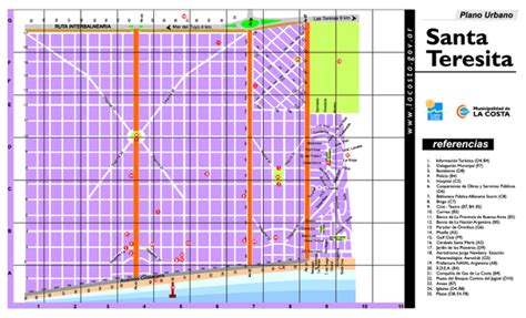 Santa Teresita Village Map .